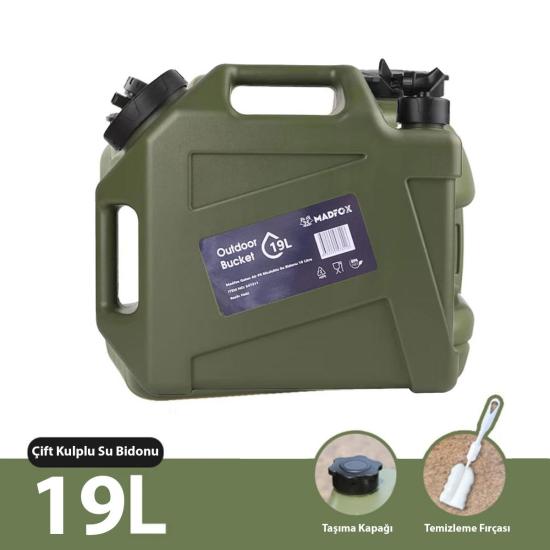Madfox Galon Air PE Musluklu Su Bidonu 19 Litre