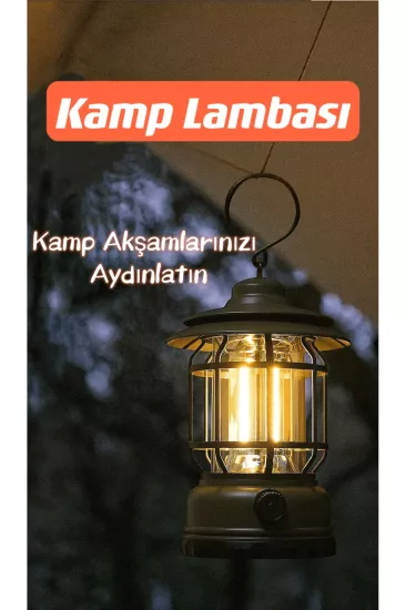 Şarjlı Kamp Lambası