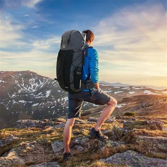 Naturehike Rock 60+5 Lt Trekking Sırt Çantası-Dyneema black